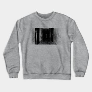 A Bad Home - Black on White Crewneck Sweatshirt